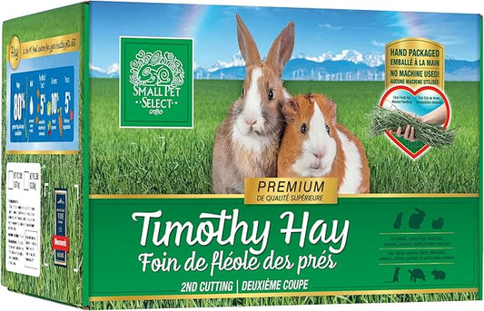 Small Pet Select 2nd Cutting Perfect Blend Timothy Hay, Food for Guinea Pig, Rabbit, Hamster, Bunny, Chinchilla, or Other Small Animals, Natural Hay Grown in The USA, 5lb
