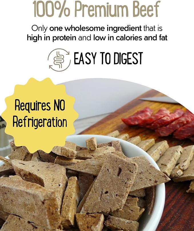 Lick You Silly Freeze-Dried Beef Liver Dog Treats | High-Protein Training Snacks for Dogs & Puppies | Grain-Free Pet Treats for Small, Medium, & Large Breeds | Made in the USA