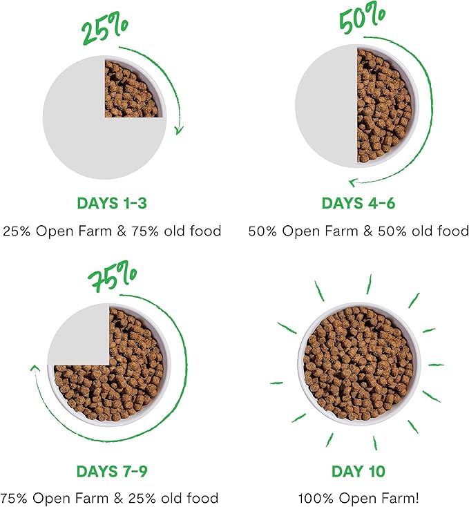 Open Farm, Skin & Coat Health Dog Food, Veterinarian Formulated Kibble with Salmon Oil and Vitamin E to Support Healthy Skin & A Shiny Coat, Wild-Caught Salmon & Oatmeal Recipe, 4lb Bag