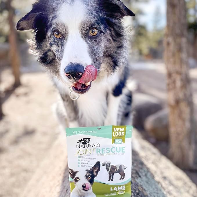 Ark Naturals Joint Rescue Dog Chews, Lamb Flavor, Joint Supplement with Glucosamine & Chondroitin, 1 Pack