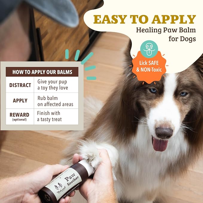 Natural Dog Company PAWDICURE Bundle, Paw Soother + PawTection Dog Paw Balms, Protect and Heal Dry, Cracked Dog Paw Pads, Organic, All Natural Ingredients, 2oz Sticks