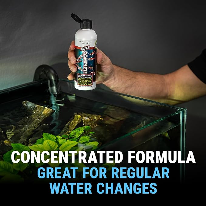 Fritz Aquatics Complete Water Conditioner/Dechlorinator for Fresh & Salt Water Aquariums (2-Ounce)
