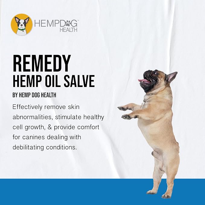 Remedy - Dog Balm with Hemp Oil - Lumps, Bumps, Warts, & Skin Tags - Natural Skin Growth Support Salve