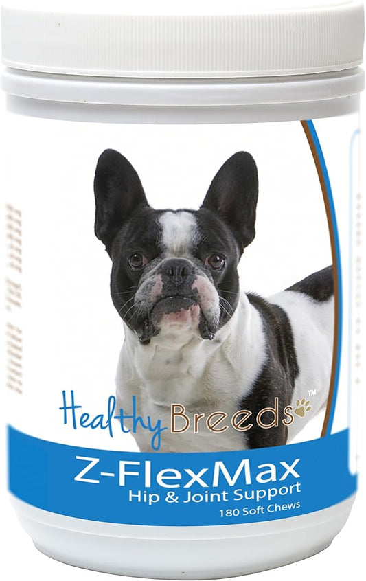 Healthy Breeds French Bulldog Z-Flex Max Dog Hip and Joint Support 180 Count