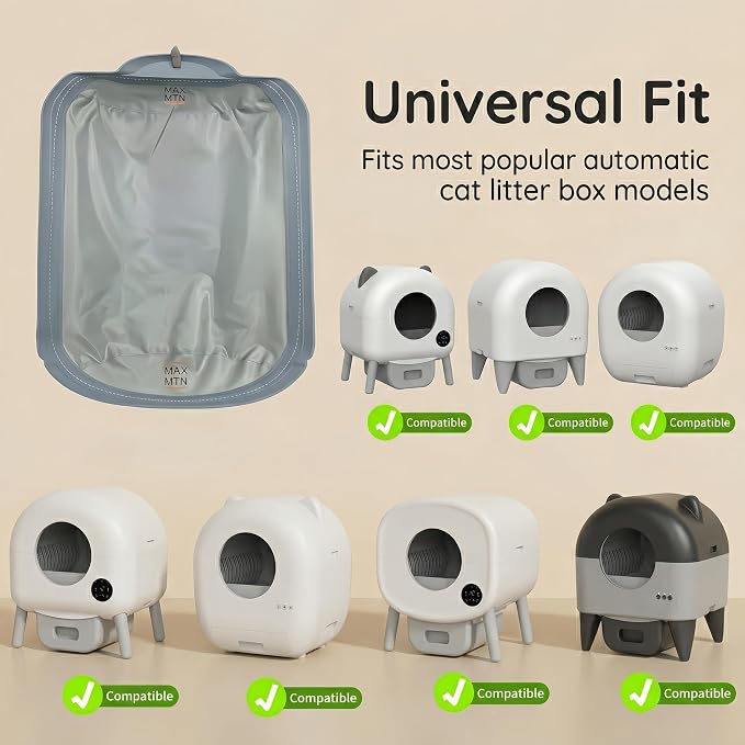 Fabric Soft Basin Replacement Liner for Self-Cleaning Cat Litter Box,Cat Litter Boxes Replacement Pad,Waterproof,Easy to Install Litter Box Cleaning Parts,Automatic Litter Box Liners