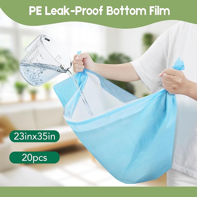 Pee Pads for Dogs,Disposable Dog Traning Pads Leak-Proof Dog Pee Pads Extra Large,Quick-Drying Absorbent Wee Wee Pad for Dogs Puppy Pad XL 23"x35" ,20 Count