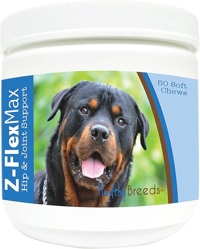 Healthy Breeds Rottweiler Z-Flex Max Hip and Joint Soft Chews 50 Count