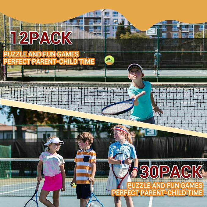 AMA SPORT Tennis Balls - 25%-50%-75% Low Compression Stage Practice Tennis Balls for Beginners Youth Training