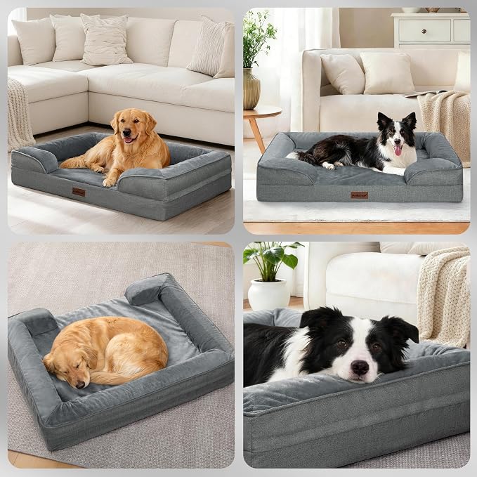 3 Step Pet Stairs & Dog Bed Large Size Dog