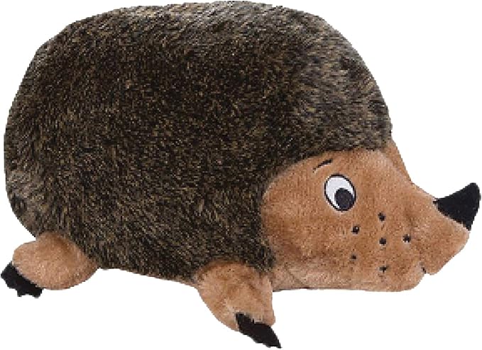Outward Hound Hide A Squirrel Plush Dog Toy Puzzle, Large & Hedgehogz Plush Dog Toy, Medium