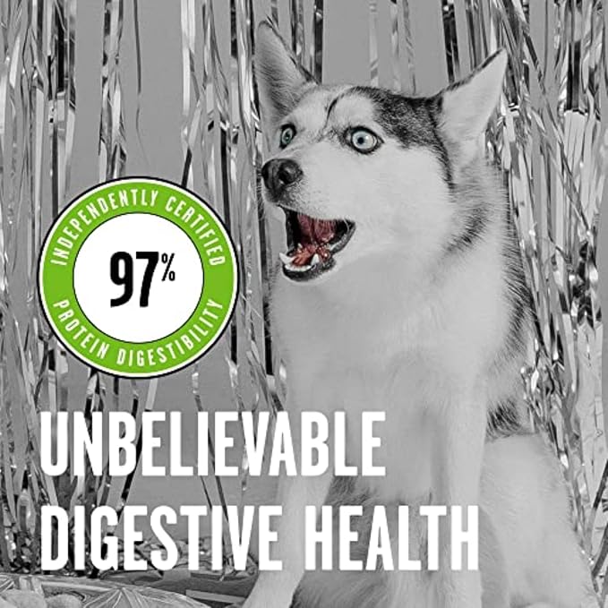 BIXBI Liberty Freeze-Dried Dog Food Topper & Treats, Pork – 97% Meat & Organs, No Refrigeration – USA Made, 26 oz