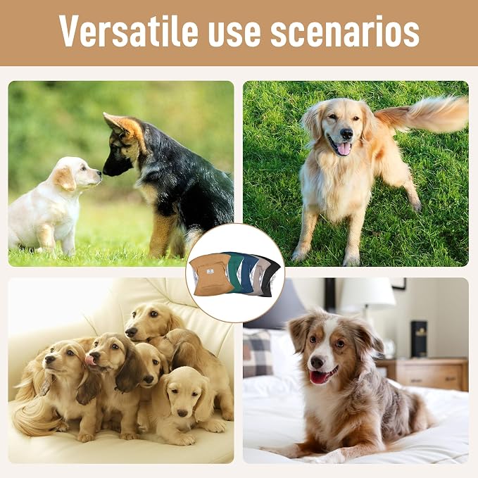 5 Pack Dog Diapers Male,Reusable Leakproof Pet Soft Dog Belly Band Wraps,High Absorbency Male Dog Diaper,Wider Washable Belly Band for Doggy Incontinence and Puppy Training