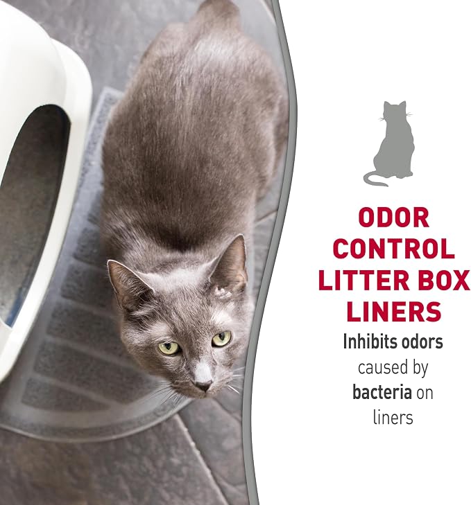 Nature’s Miracle Odor Control Litter Box Liners for Cats, 27 Count, Fit Most Extra-Large and Jumbo Multi-Cat Litter Boxes