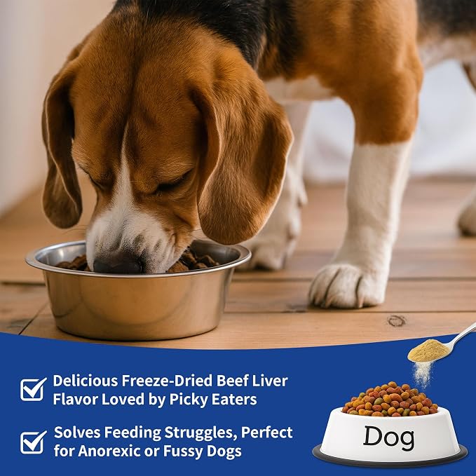 Pancreatic Enzymes for Dogs – 10X Pancreatin Digestive Enzyme Powder – Dog EPI Supplement for Pancreas Support – Helps Restore Weight, Improve Digestion & Relieve GI Stress – 11.99 oz – Vet Formulated