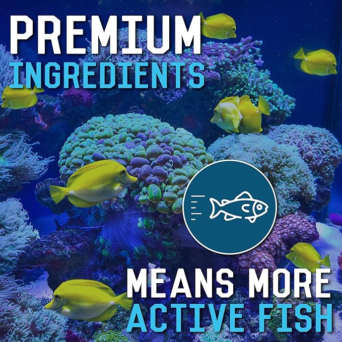 RON'S CICHLIDS African Cichlid Fish Food, Premium Tropical Fish Food Pellets with Protein, Veggies & Fruits for Healthier, Brighter & Bigger Tropical Fish & Cleaner Tanks, Big Boy Blend, 5 LB
