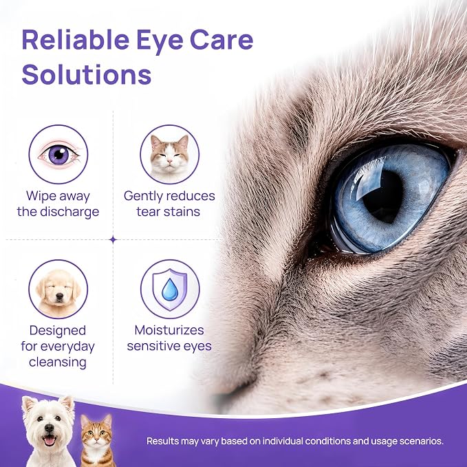 HICC PET Dog Eye Gel, Vet-Trusted Dog Eye Infection Treatment, Cat Eye Drops Wash, Soothes Irritation, Moisturizes Dry Eyes, Pet Eye Drops Ointment Alternative for Dogs, Cats, Horses. 4 fl oz
