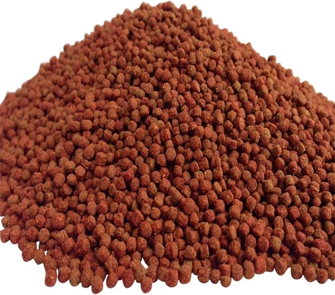 21-lbs, 3mm Koi & Pond Fish Floating Pellets, Color Enhancing Pellets with Anchovy Fish Meal, Krill, Astaxanthin. 3mm - 1/8" Floating Pellets...21-lb -Box
