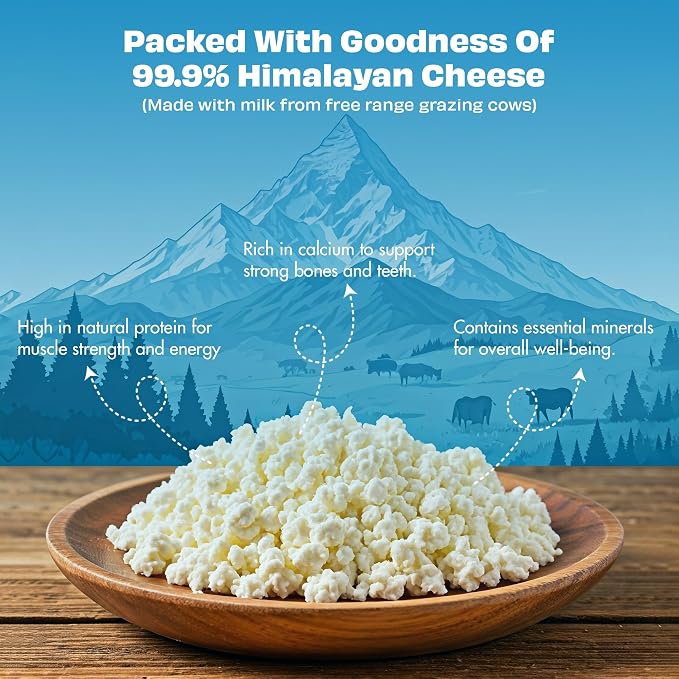 Pawfect Himalayan Cheese Chews for Dogs | 100% Natural Dental Stick | Long Lasting Healthy chew | Rich in Protein & Calcium | Grain-Free| Daily Dental Treat| Pack of 10 for Medium Dogs (750g/26.45oz)