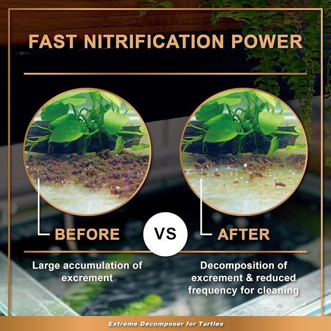 AZOOPLUS BIO XD Extreme Decomposer Nitrifying Bacteria for Turtle Tank 33.8 Ounces
