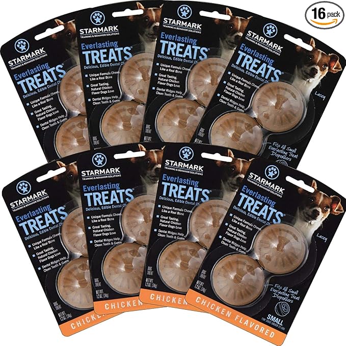 Starmark Everlasting Treats Dental Chews Small Chicken 2ct (8pk)