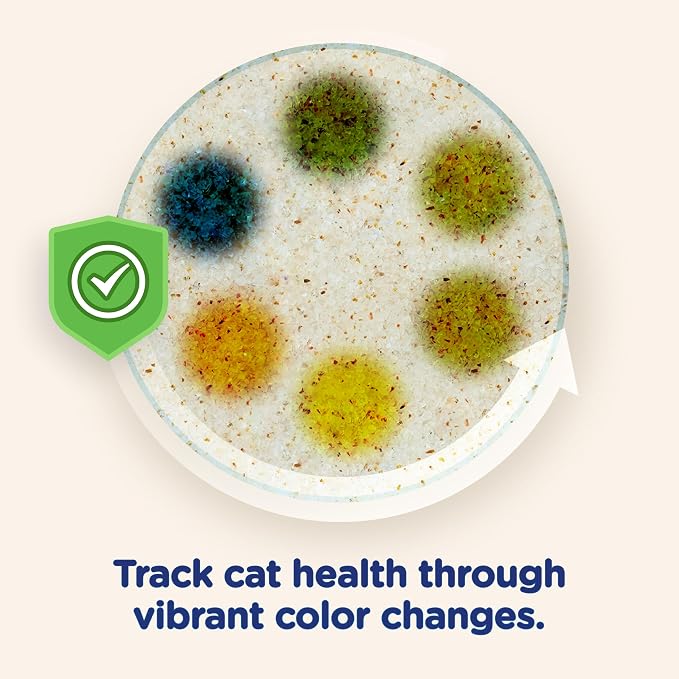 Cat's Pride Ultra Health Monitor Cat Litter, Unscented Micro Crystals (5 LB Bag) – Color Changing pH Indicator for Feline Health Tracking, 30-Day Odor Control, Dust Free and 60% Lighter