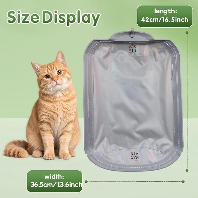 Smart Cat Litter Box Accessories Waterproof Pad Soft Fabric Liner/Pad Soft Mat Removable Liner for 95L Automatic Cat Litter Box