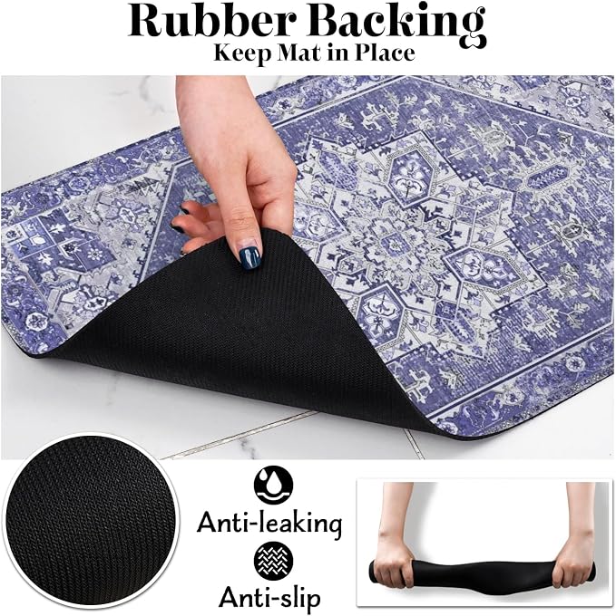 Dog Food Mats for Floors, Absorbent Dog Bowl Mat for Food and Water Dispenser Mat, Quick Dry Cat Food Mat Pet Supplies