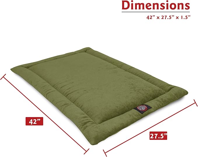 Majestic Pet 720570930230 Villa Crate Dog Bed Mat, Fern, 42"