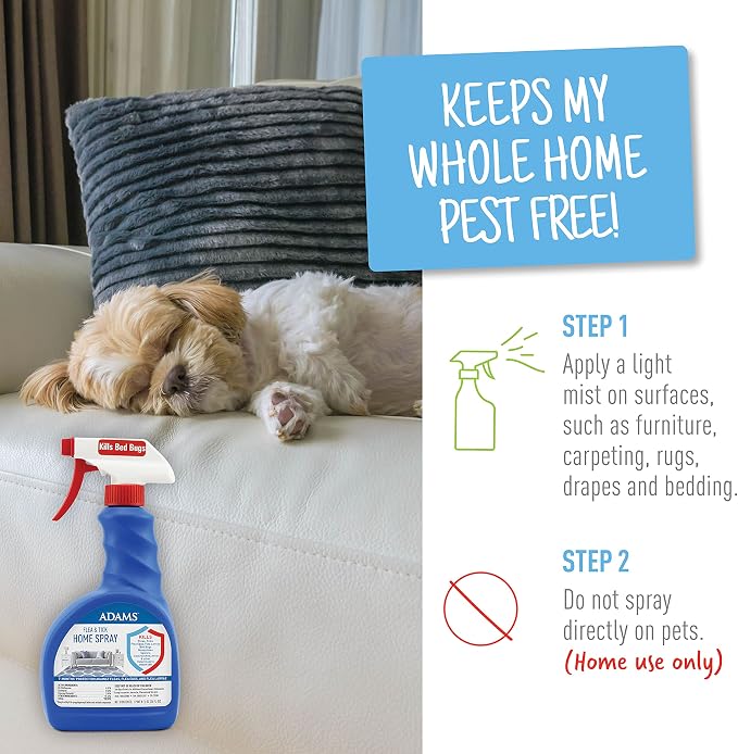 Adams Home Spray + Flea & Tick Dog Collar