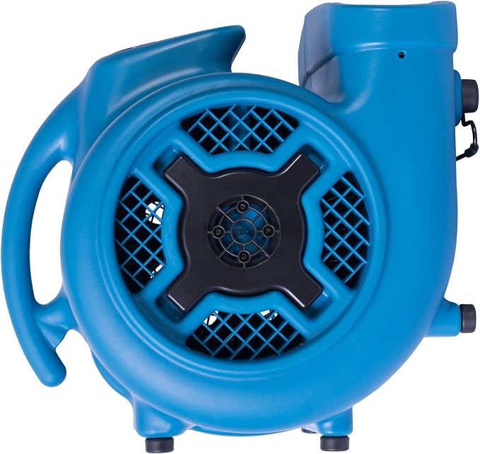 XPOWER P-830 Pro 1 HP 3600 CFM Centrifugal Air Mover, Carpet Dryer, Floor Fan, Blower, for Water Damage Restoration, Janitorial, Plumbing, Home Use…