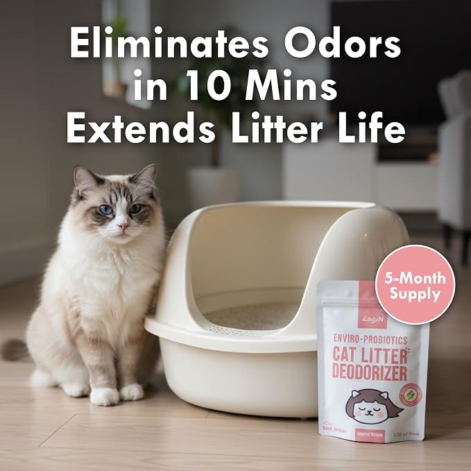 Odor-Free Combo – Granular Yosemite Tofu Litter 9lb & Deodorizer for Automatic Boxes | Strong Clumping, Odor Control, Easy Cleanup, Long-Lasting Freshness