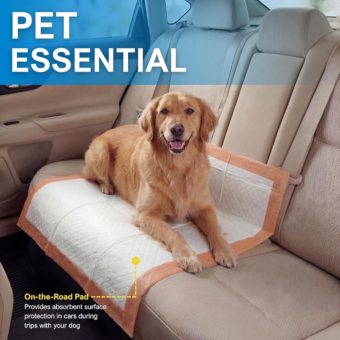 MED PRIDE Dog Training Pads with Adhesive Tabs & Attractant, 30 Count Puppy Pee Pads, 30 x 30 Inch Extra Large Disposable Potty Pads, 6-Layer Ultra Absorbent Leakproof Waterproof Pet Pads