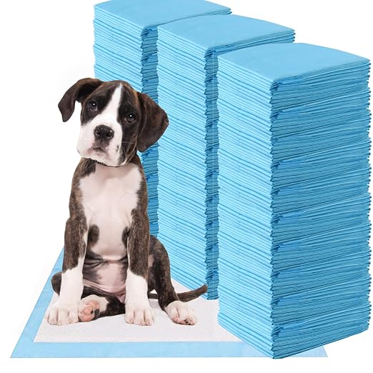 Giantex Dog Pee Pads 300 Count, 36''x24'' Large Dog Potty Pads, Powerful Absorbency, 5-Layer Design, Leak-Proof Disposable Pet Piddle Training Pad for Dogs Doggie Cats Rabbits