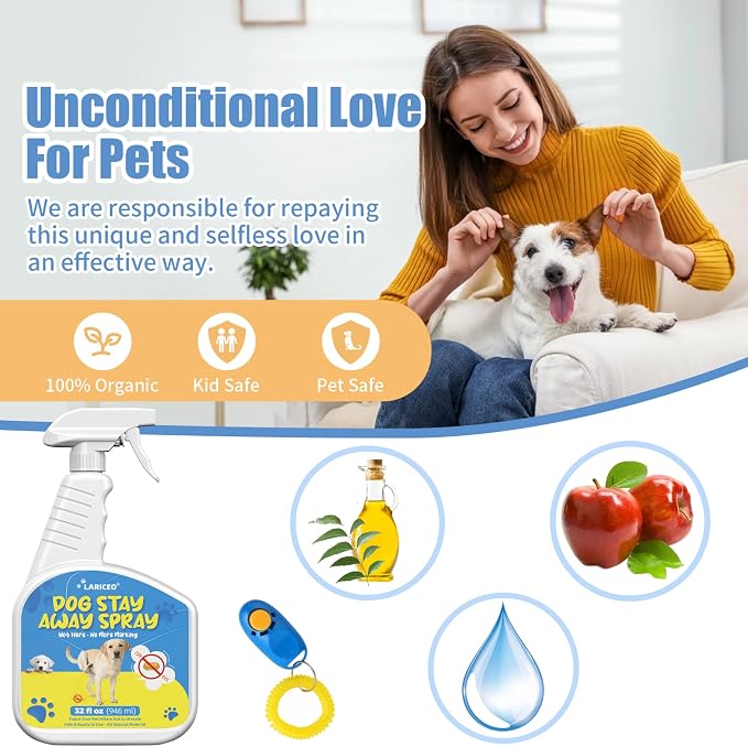 32 Oz Dog Not Here Pee for Your Pet Training, Innovative Spray to Help Dogs Learn Where to Relieve Themselves - Encourage Proper Bathroom Habits