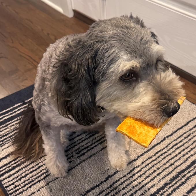 Fieldcrest Farms Nothin to Hide Flip Chips Dog Chews - Natural Rawhide Alternative Treats for Dogs, Collagen Based Snack for Moderate Chewers Up to 35lbs, Beef Flavor