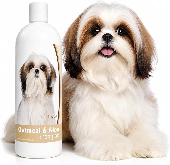 Healthy Breeds Shih Tzu Oatmeal Shampoo with Aloe 16 oz