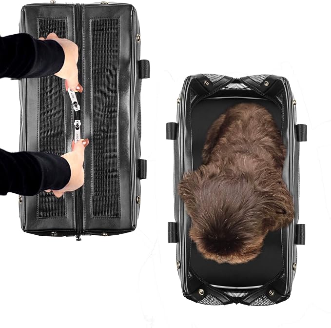 Airline Approved Interchangeable Pet Carrier - Mesh Base Pet Carrier for Small Dogs- USE Outer Shell Totes