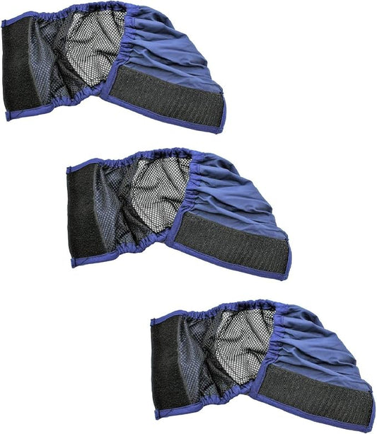 3 Pack of Dog Diaper for Male Belly Band Waterproof and Padded Lining Reusable Washable for Small and Big Large Dogs (XS - Waist 6" - 9", Pack of 3 Pieces)