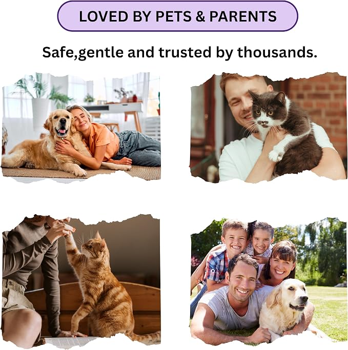 Aurora Pet Wipes – 100% Natural, Plant-Based Hypoallergenic Grooming Wipes for Dogs & Cats – Extra-Durable, Large & Thick for Effortless Cleaning (Combo, 200 Count)