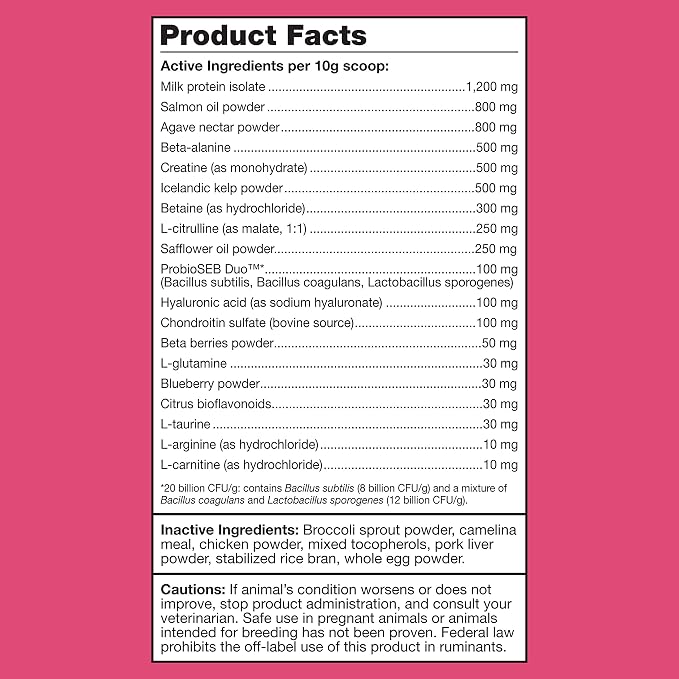 K9Power Super Fuel – Muscle Builder for Working, Performance & Sporting Dogs – Boost Stamina, Recovery & Joint Support – Milk Protein Isolate, Creatine, Salmon Oil, Chondroitin, Probiotic, Kelp & more