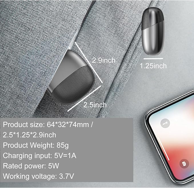 Electric Nail Clipper Integrated Cutting and Grinding, with Led Light, 2 Speed, Quiet and Portable Baby Nail Trimmer for Autism Kids Adult Seniors (Black)