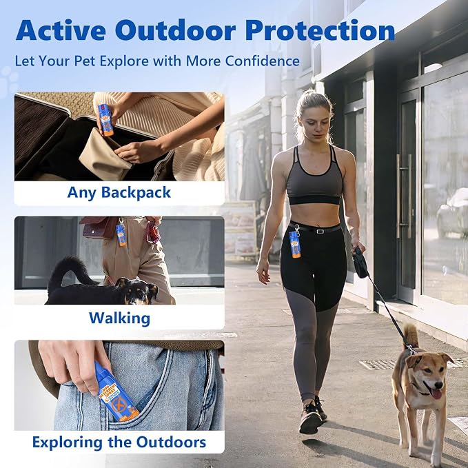 Citronella Dog Deterrent Spray, Animal Deterrent Spray, Humane Deterrent Spray Spray to Deter Animals & Outdoor Use, Citronella Spray Deterrent, 70ml / 2.37Oz