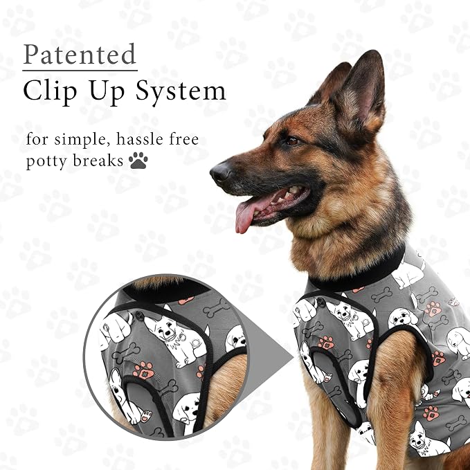 BellyGuard Dog Surgery Recovery Suit, Post-Op Dog Recovery Suit for Female Spay & Male Neuter, Comfy Onesie for Pets, Surgical Body Cover for Canine Healing Support