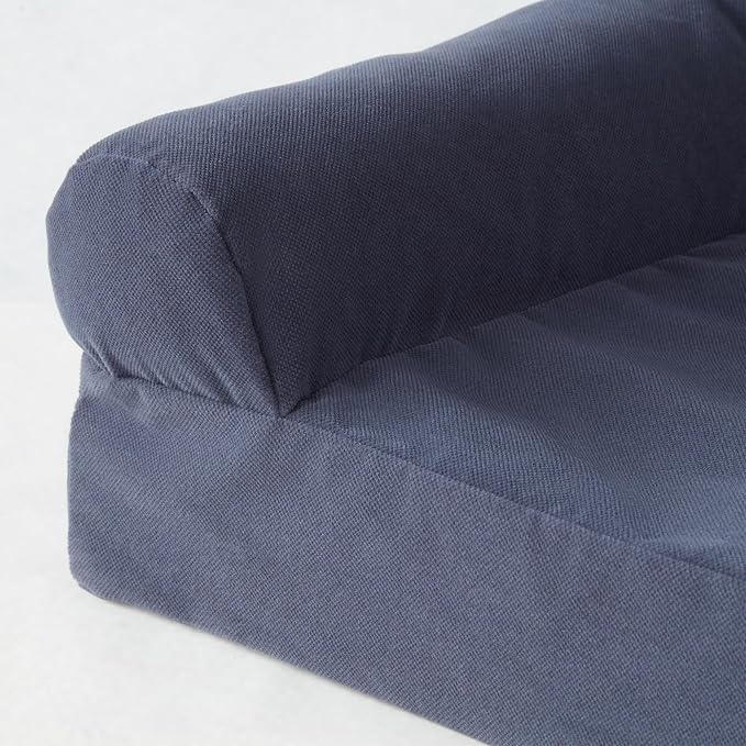 Happy Hounds Luna Sofa Dog Bed, Denim, Large (36" x 24")