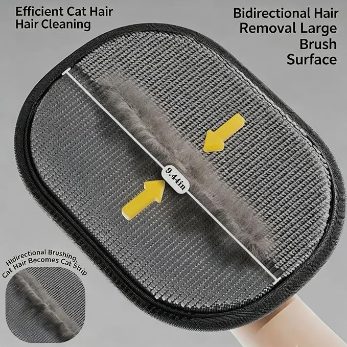 Electrostatic Pet Hair Remover Glove, Pet Hair Remover Glove, Electrostatic Pet Hair Grooming Gloves, Pet Hair Removal Glove for Dogs & Cats