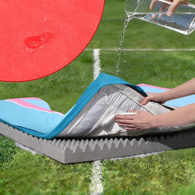Comfort Expression Orthopedic Dog Bed for Extra Large Dogs 45x35 Inch, Waterproof Egg Crate Foam XL Pet Bed with Bolsters, Dog Couch with Washable Cover & Non-Slip Bottom, Atlanta