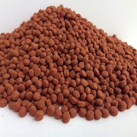 6mm - 1/4" Red GRO Color Enhancing Floating Pellets for Large Tropicals, Monster Fish, All Koi & Pond Fish, All Tropical Fish - .3-lbs