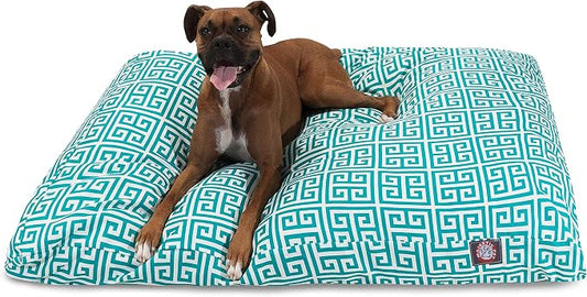 Pacific Towers Small Rectangle Indoor Outdoor Pet Dog Bed With Removable Washable Cover By Majestic Pet Products