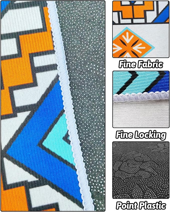 BNOSDM 79" X 55"Chroma Washable Bunny Cage Liners Large Rug for Rabbits Large Pad and 4PCS Bunny Chew Toys Natural Loofah Bunny Teeth Grinding Toy Rabbit Treats
