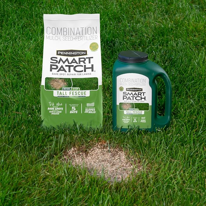 Pennington Smart Patch Tall Fescue Grass Seed, Tall Fescue 5lb Jug